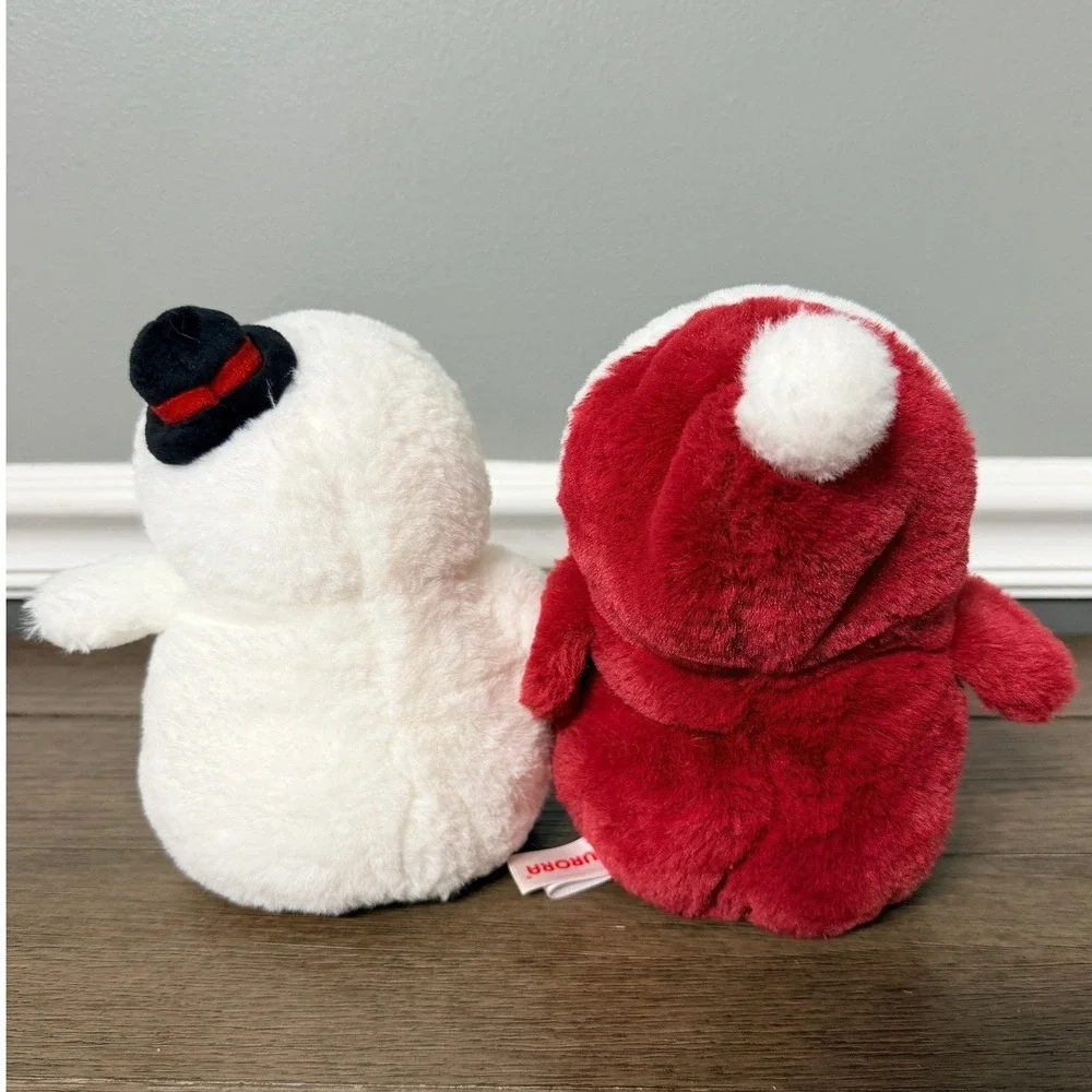 Aurora Christmas Penguin Plush Toy Snowman Santa‎ Set Stuffed Animal Kids